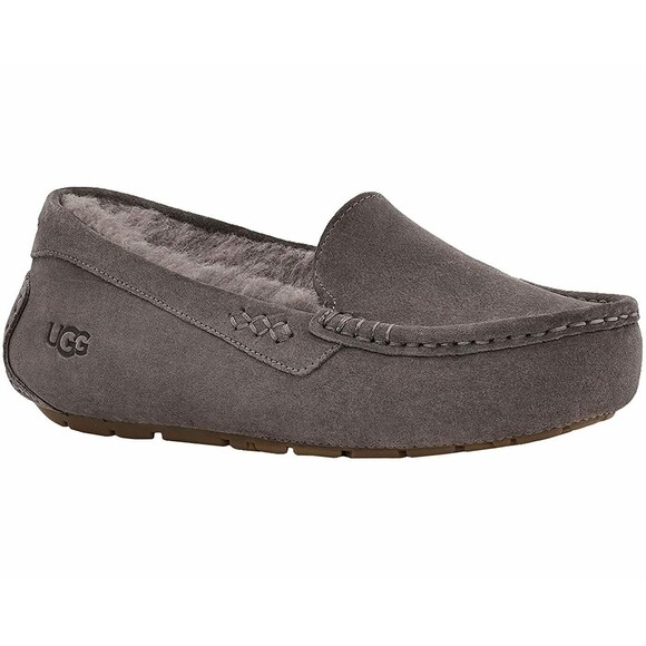 UGG Women's / Kids Ansley Suede Moccasin Slippers 4 /36 - Picture 1 of 4